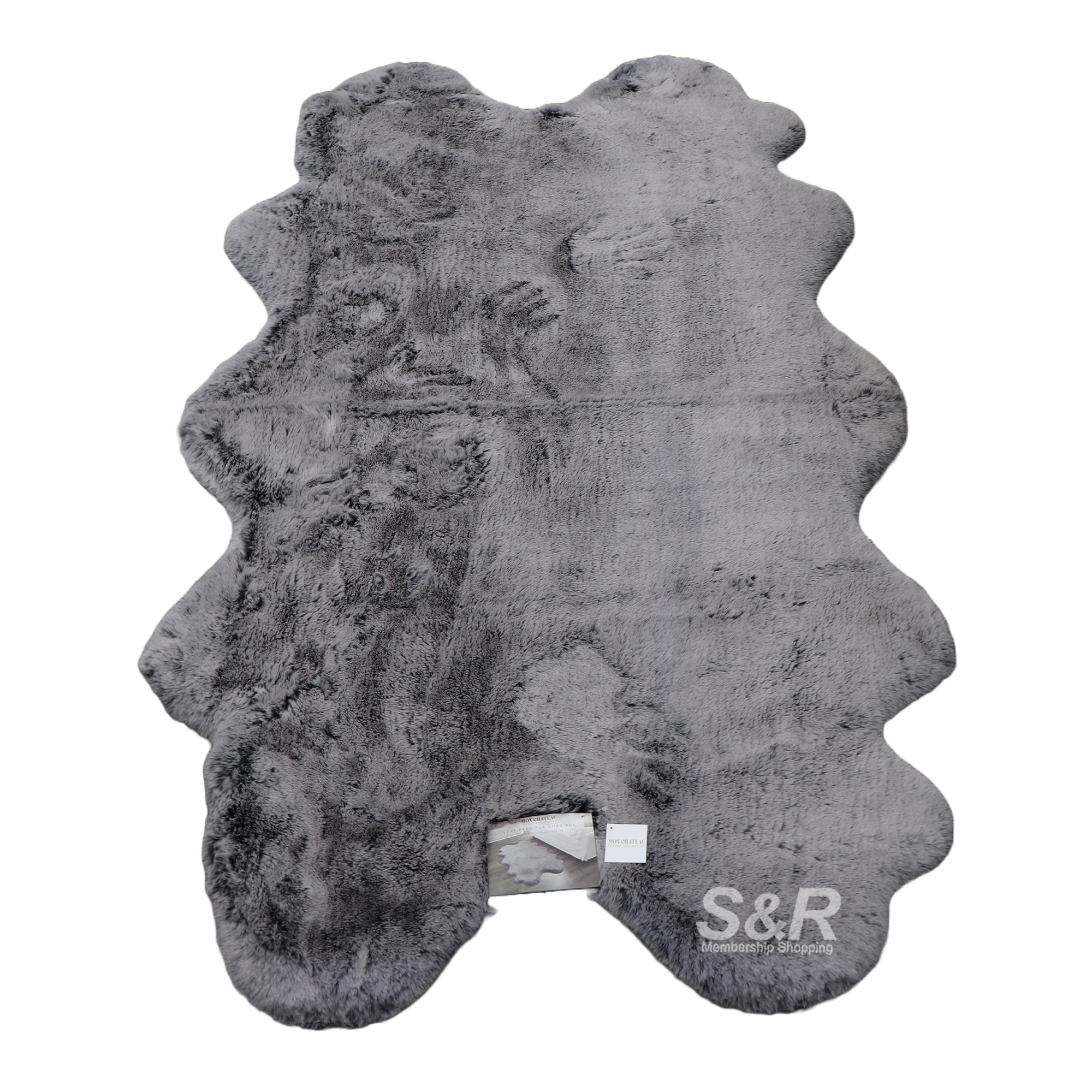 Mon Chateau Luxe Faux Fur Quad Rug 1pc Mon Chateau Luxe Faux Fur Quad Rug 1pc